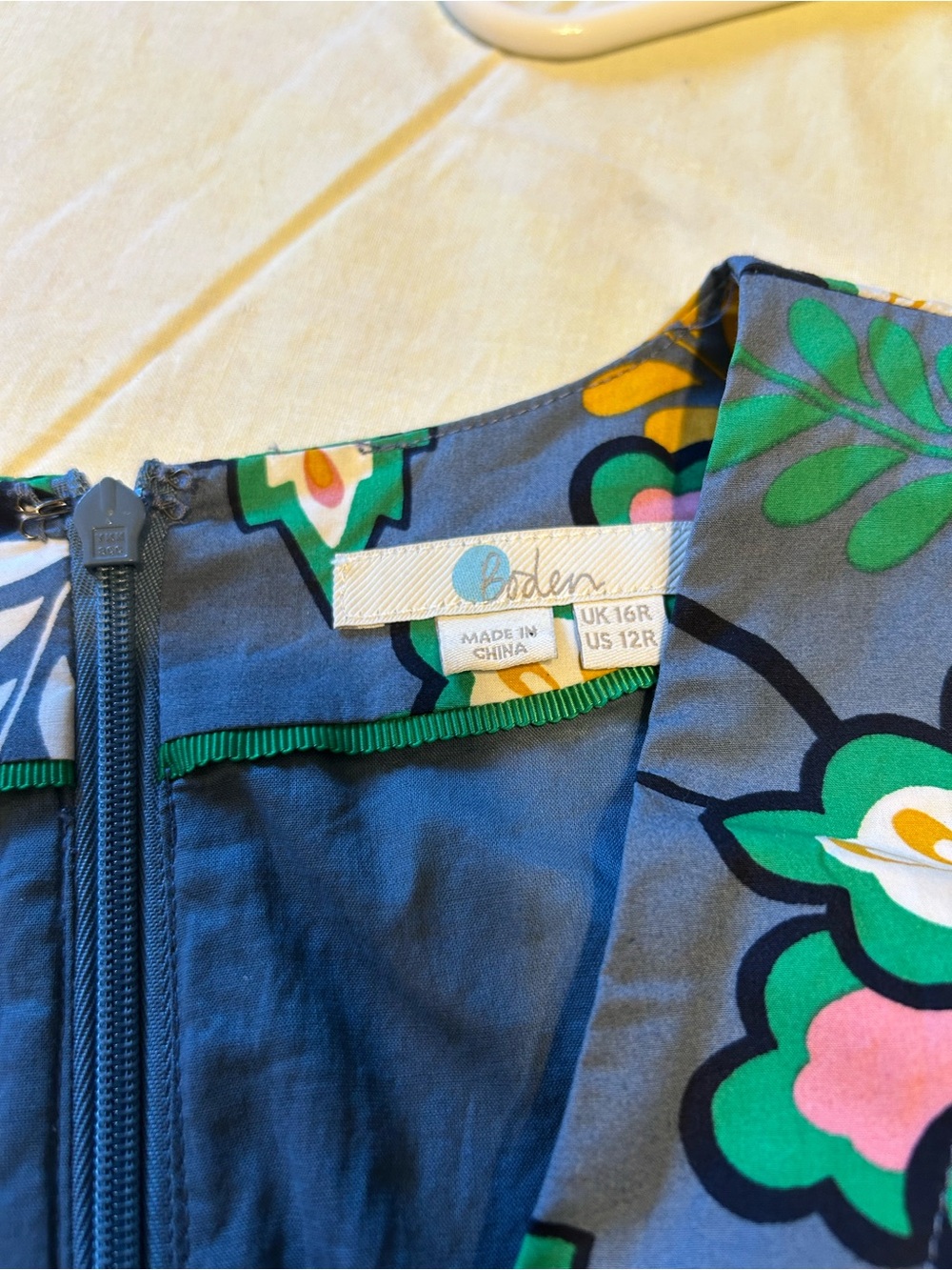 Boden Green Floral Wrap Maxi Dress - Picture 2 of 10